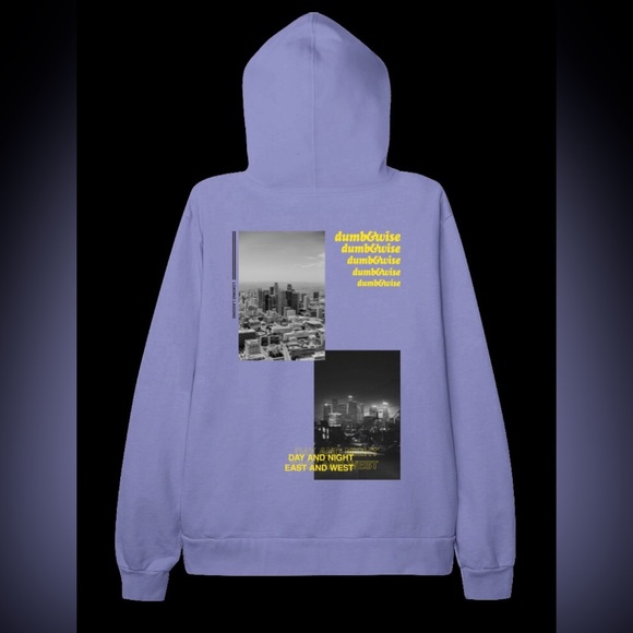 ISO Dumb and Wise Purple Hoodie or Crewneck - Picture 2 of 3